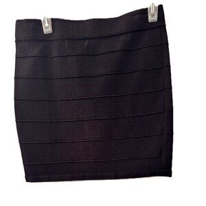 SayWhat Black Mini Skirt - Size XL